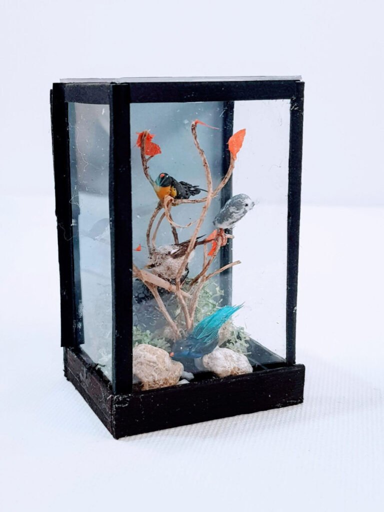 Victorian Bird Cabinet