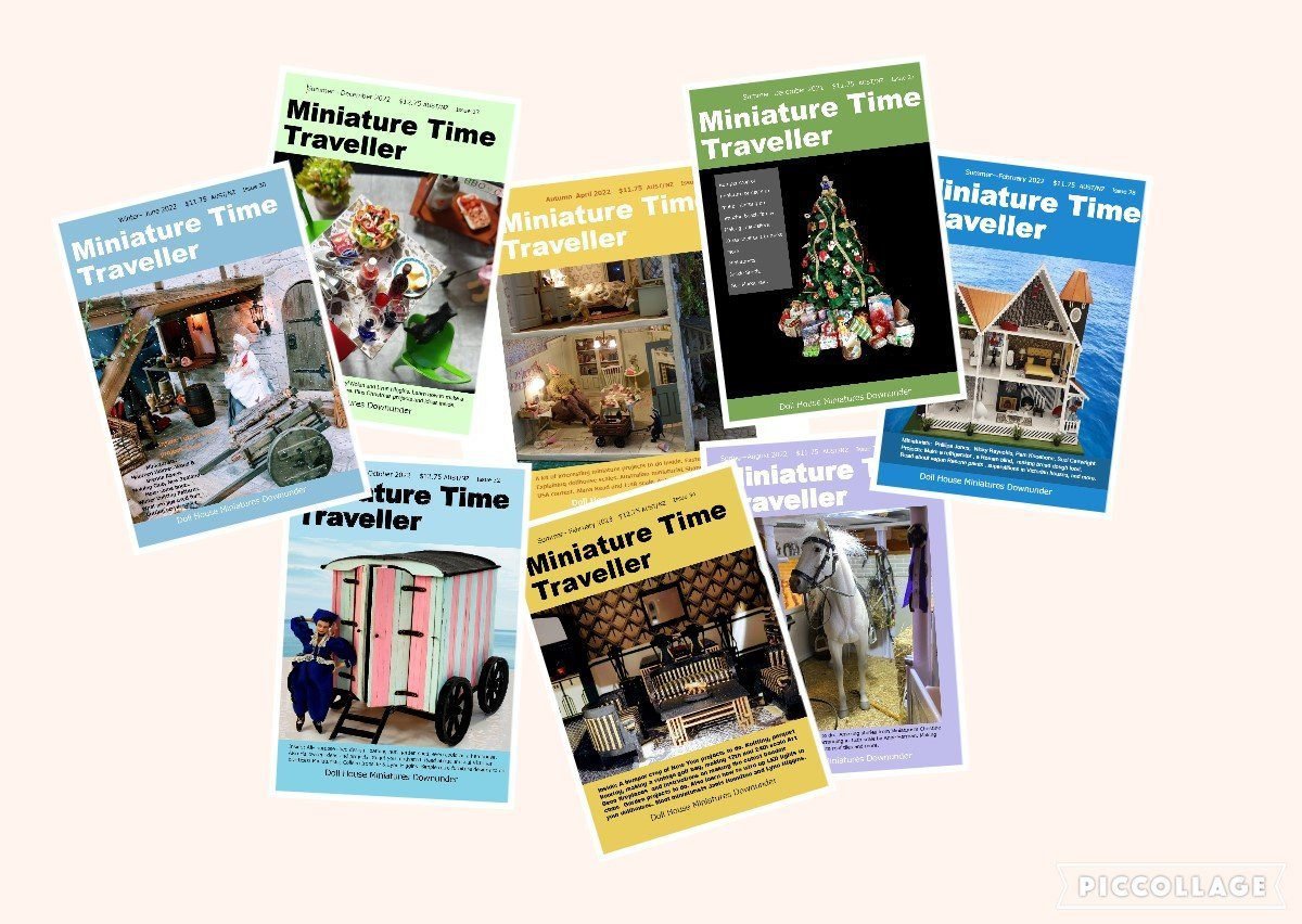 Subscribe to Miniature Time Traveller Magazine for dollhouse & 12th scale miniatures!