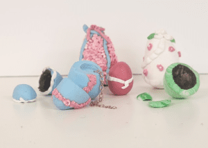 Making miniature Easter Eggs using Fimo