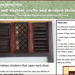 Tudor Shutters Craft Sheet